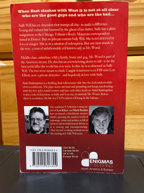 Fatal Redemption — First Edition (2014), Signed by Lou Kilzer  Enigmas Publishing